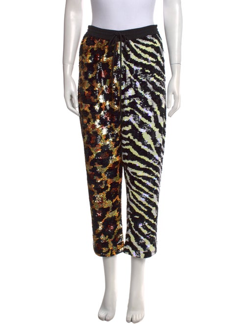 Ashish Silk Straight Leg Pants