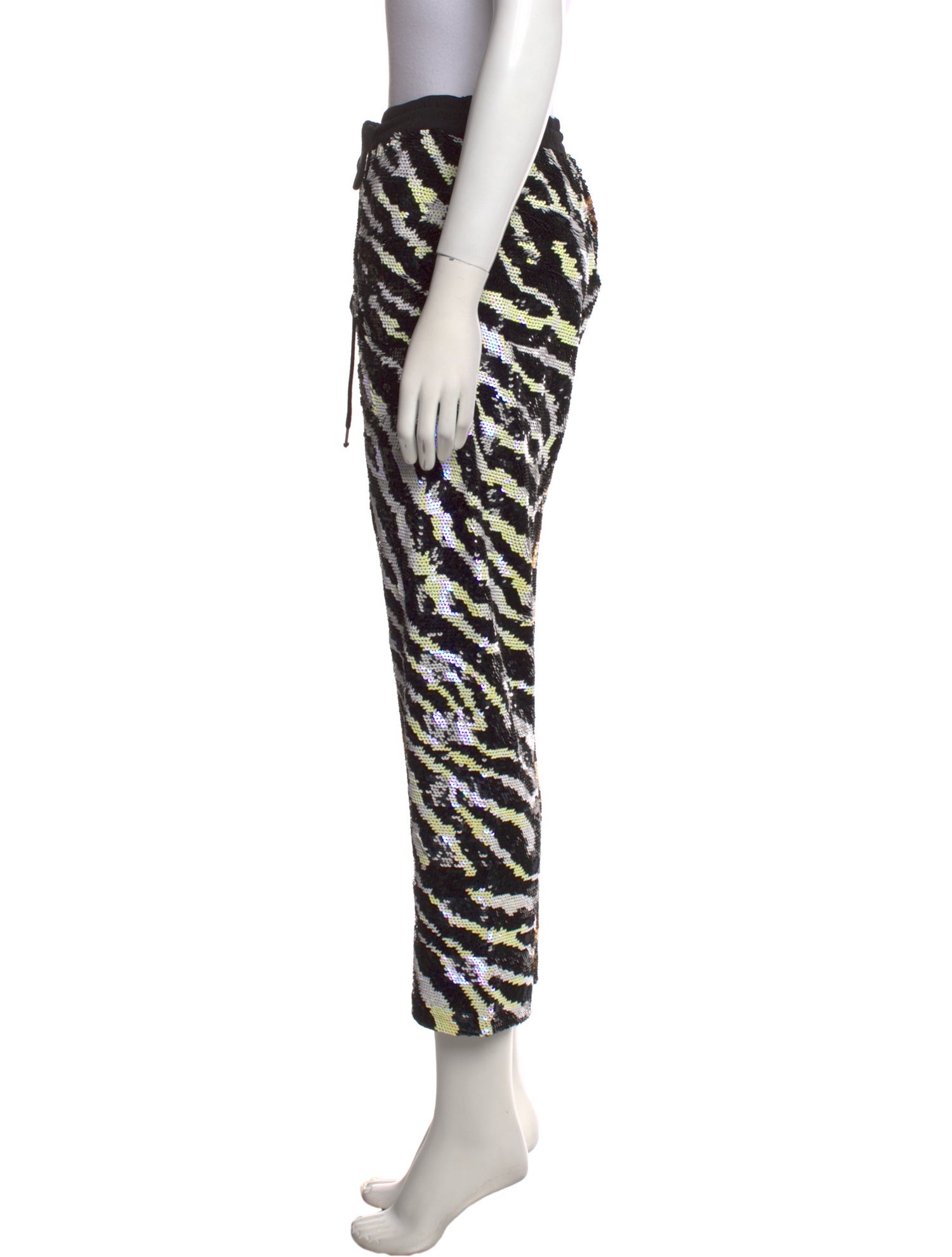 Ashish Silk Straight Leg Pants