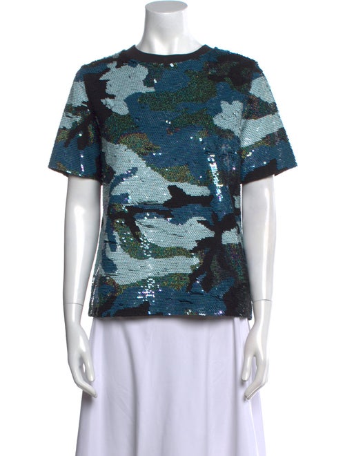 Ashish Printed Bateau Neckline T-Shirt