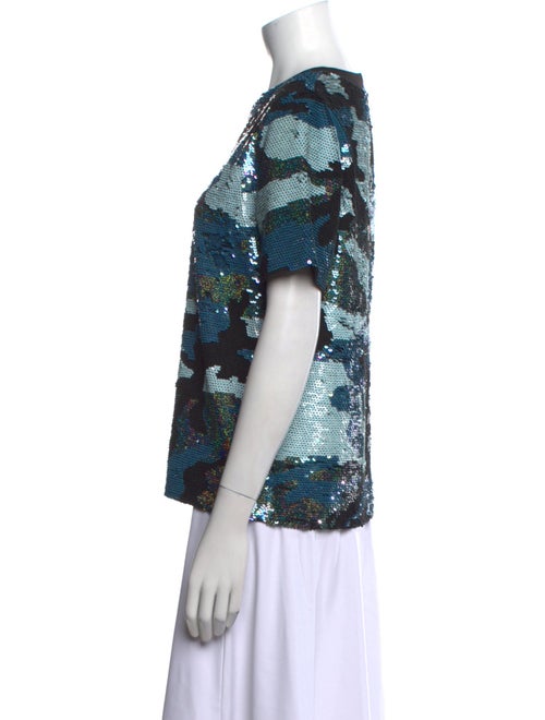 Ashish Printed Bateau Neckline T-Shirt