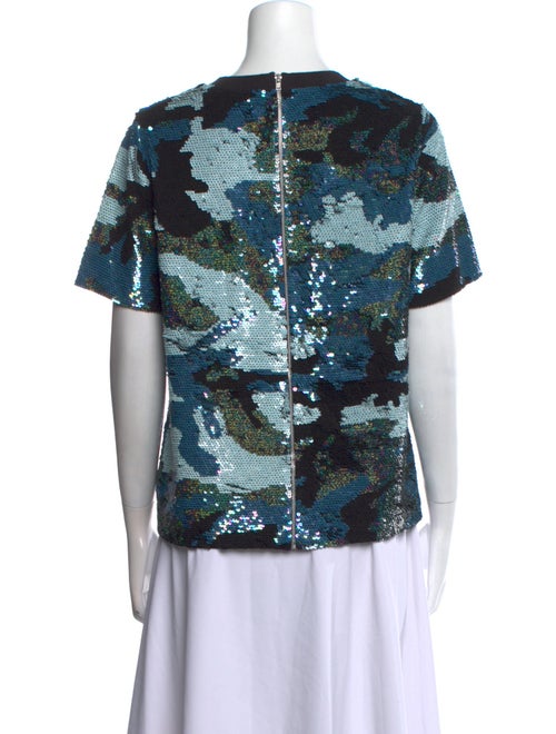 Ashish Printed Bateau Neckline T-Shirt