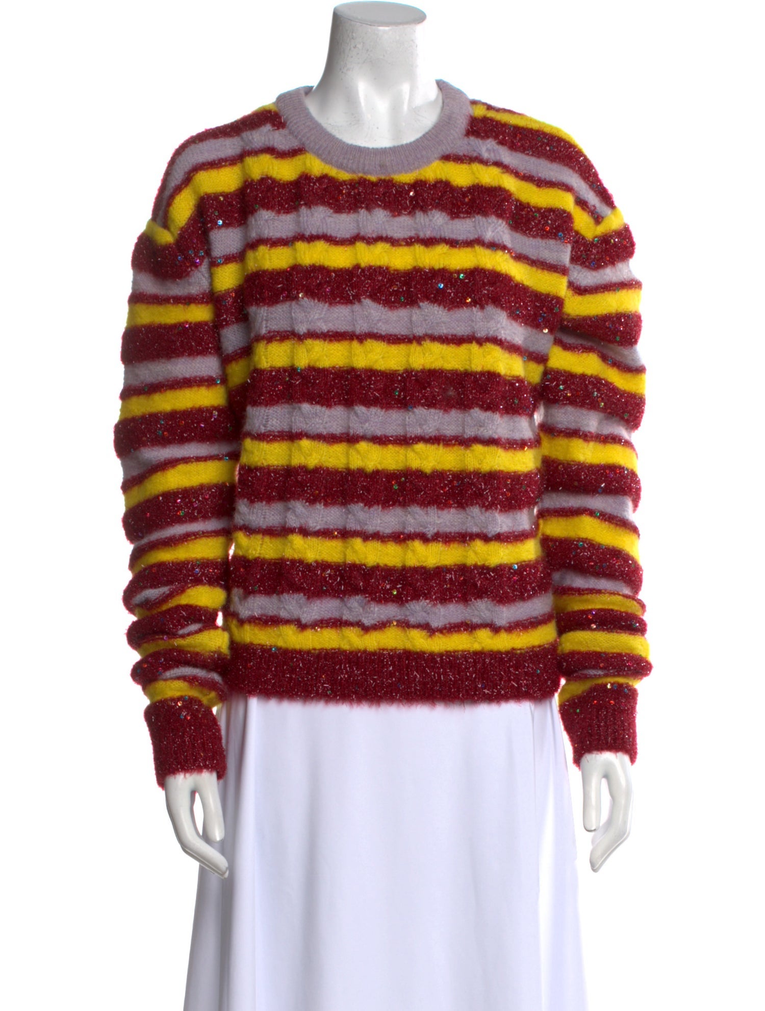 Ashish Mohair Striped Sweatshirt