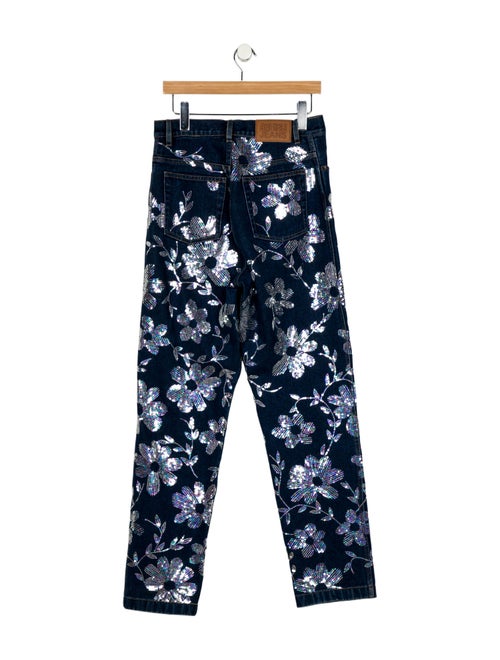 Ashish High-Rise Straight Leg Jeans