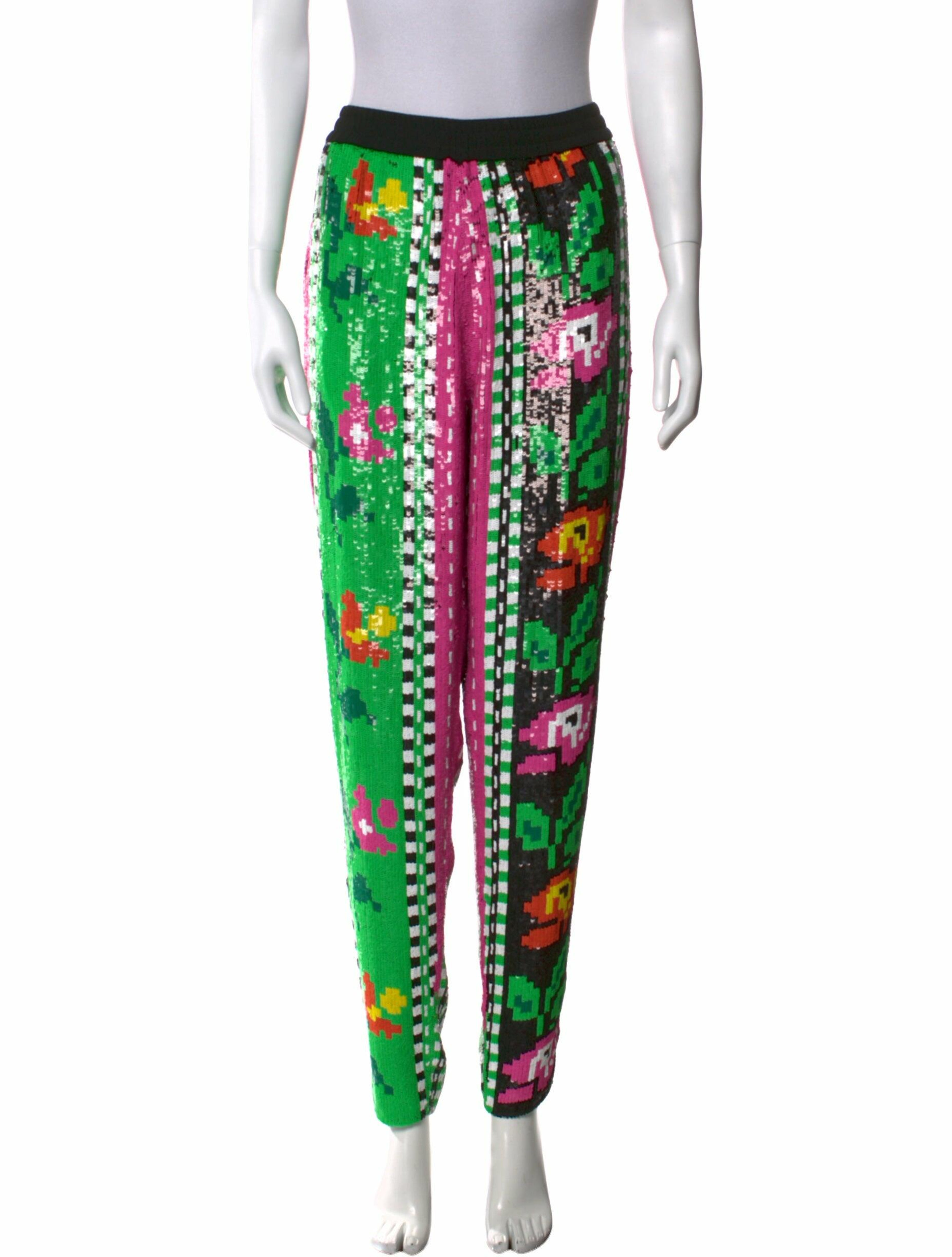 Silk Straight Leg Pants