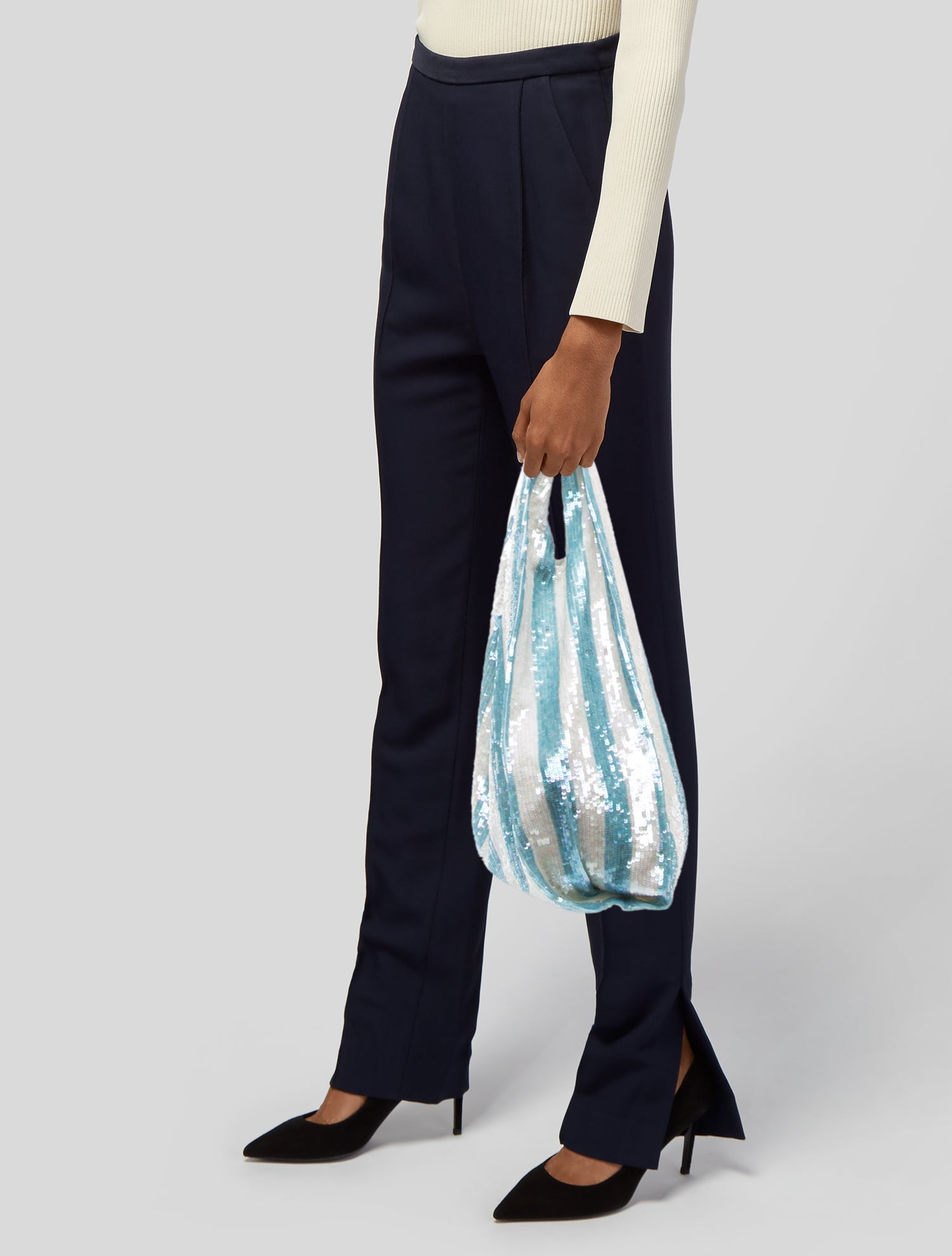 Ashish Sequins Top Handle Bag