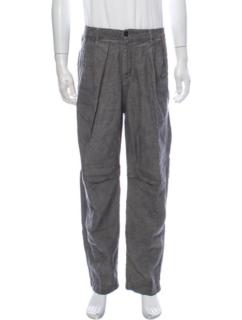 Massimo Alba Striped Pants Grey
