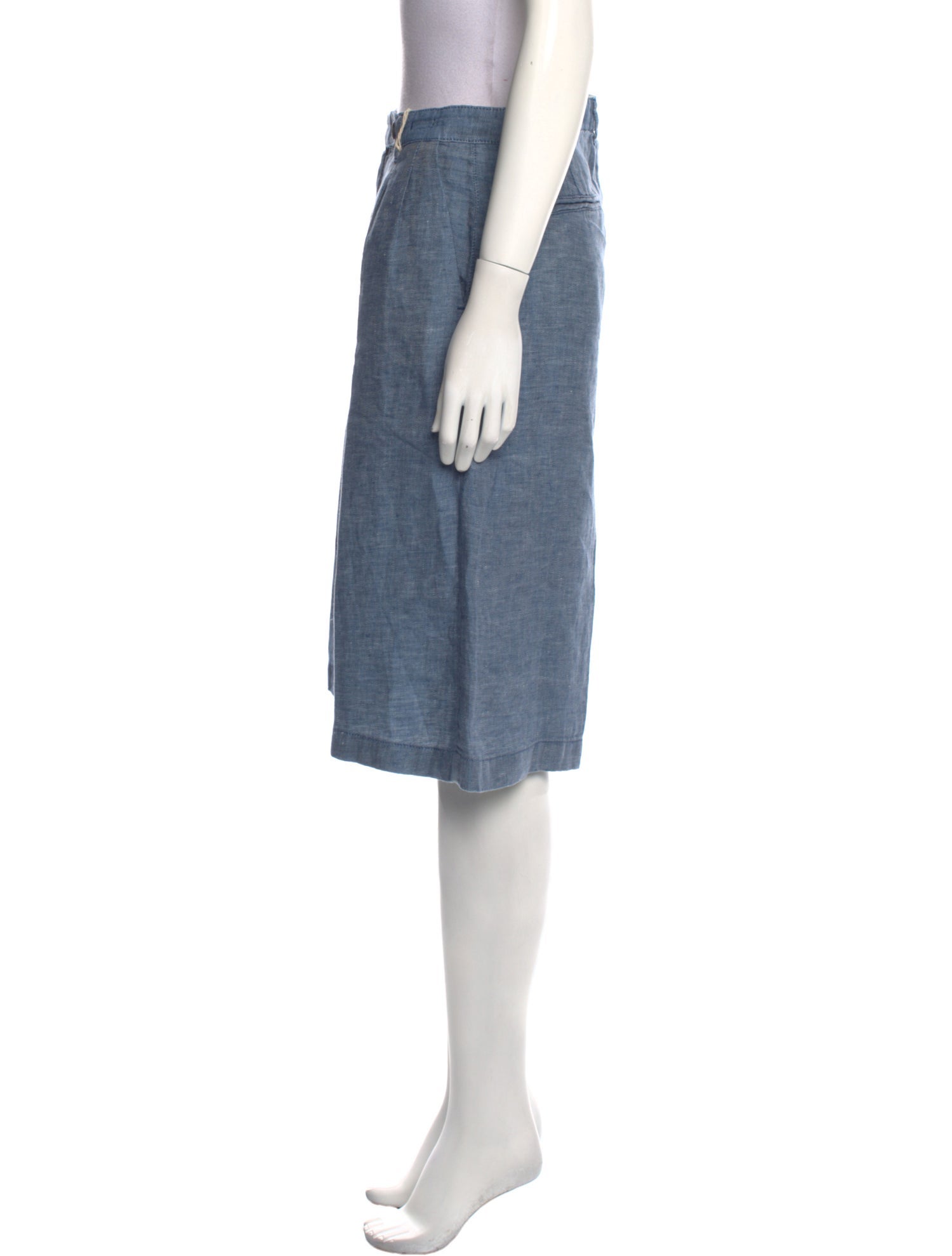 Massimo Alba Linen Knee-Length Shorts