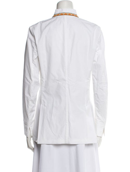 Massimo Alba Linen Long Sleeve Button-Up Top