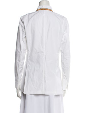 Massimo Alba Long Sleeve Button-Up Top