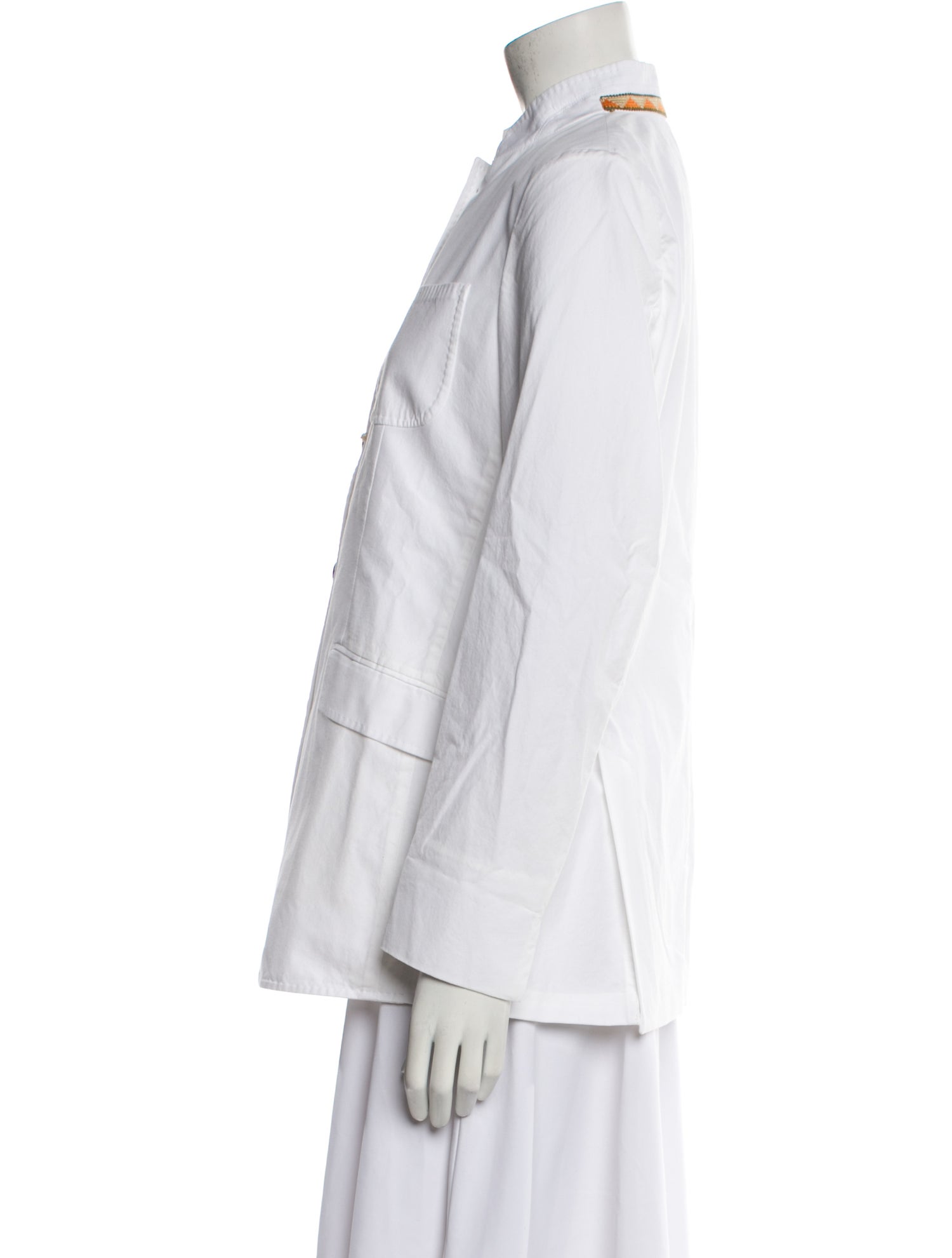 Massimo Alba Long Sleeve Button-Up Top