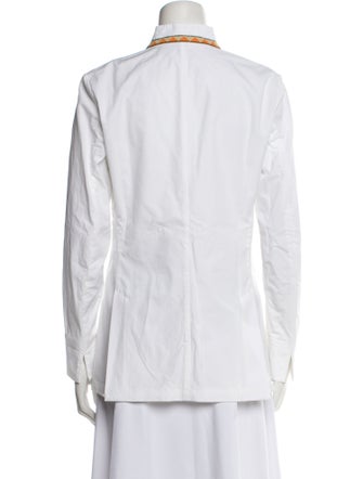Massimo Alba Long Sleeve Button-Up Top