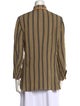 Massimo Alba Striped Long Sleeve Button-Up Top