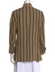 Massimo Alba Linen Striped Button-Up Top