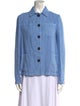 Massimo Alba Linen Long Sleeve Button-Up Top