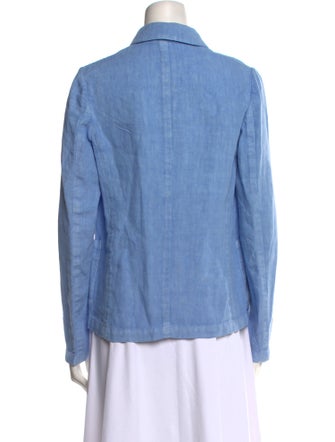 Massimo Alba Linen Long Sleeve Button-Up Top