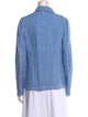 Massimo Alba Linen Long Sleeve Button-Up Top