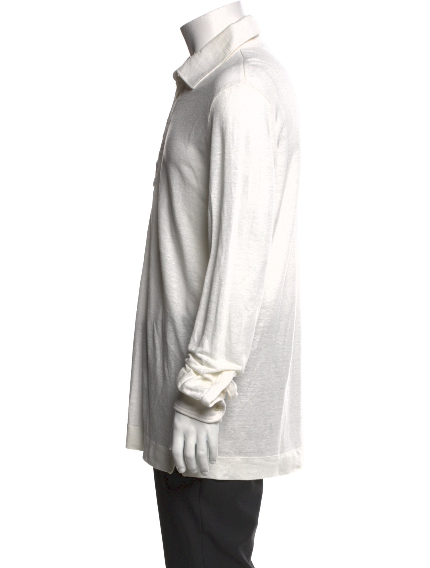 Massimo Alba Collar Long Sleeve Polo Shirt