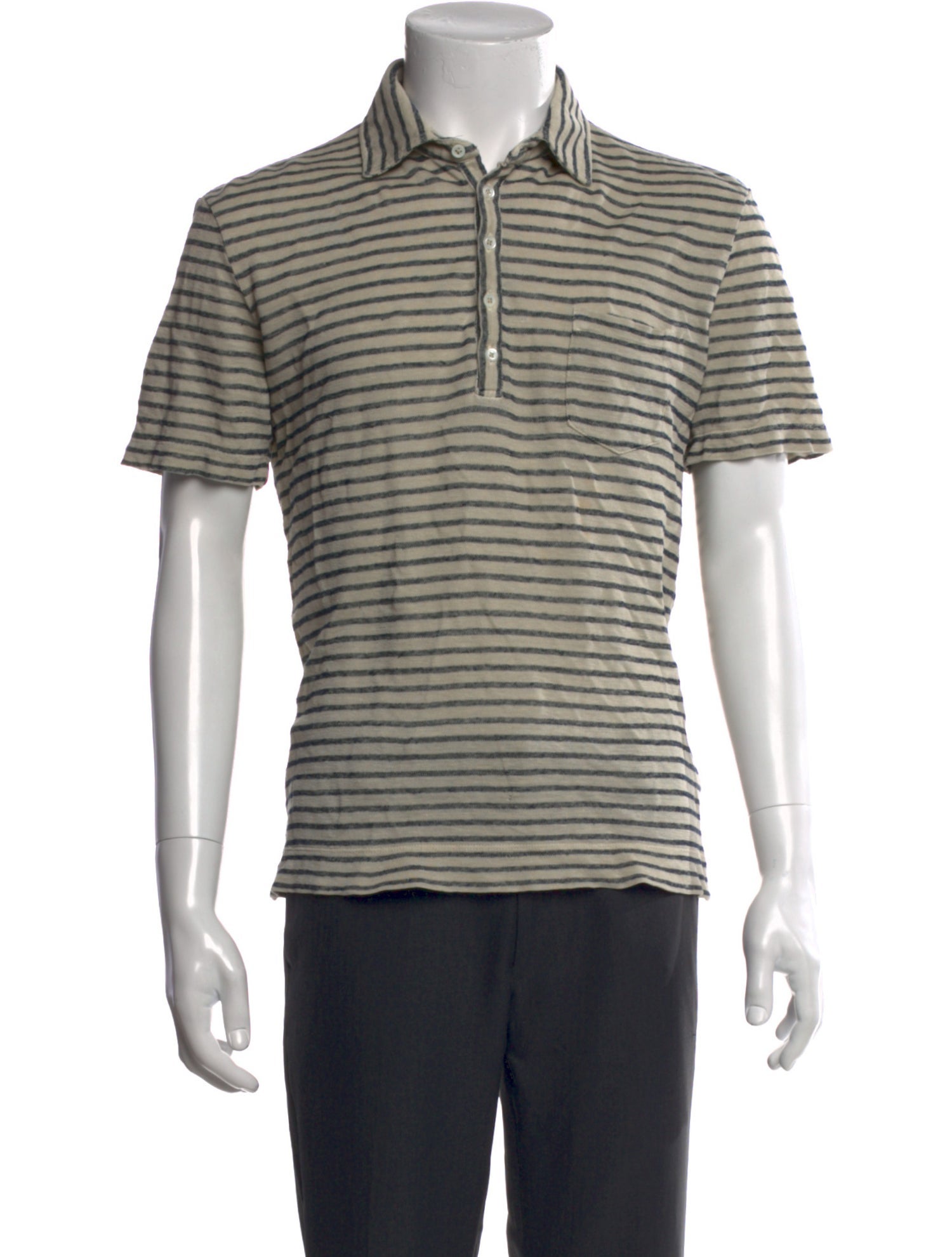 Massimo Alba Striped Short Sleeve Shirt