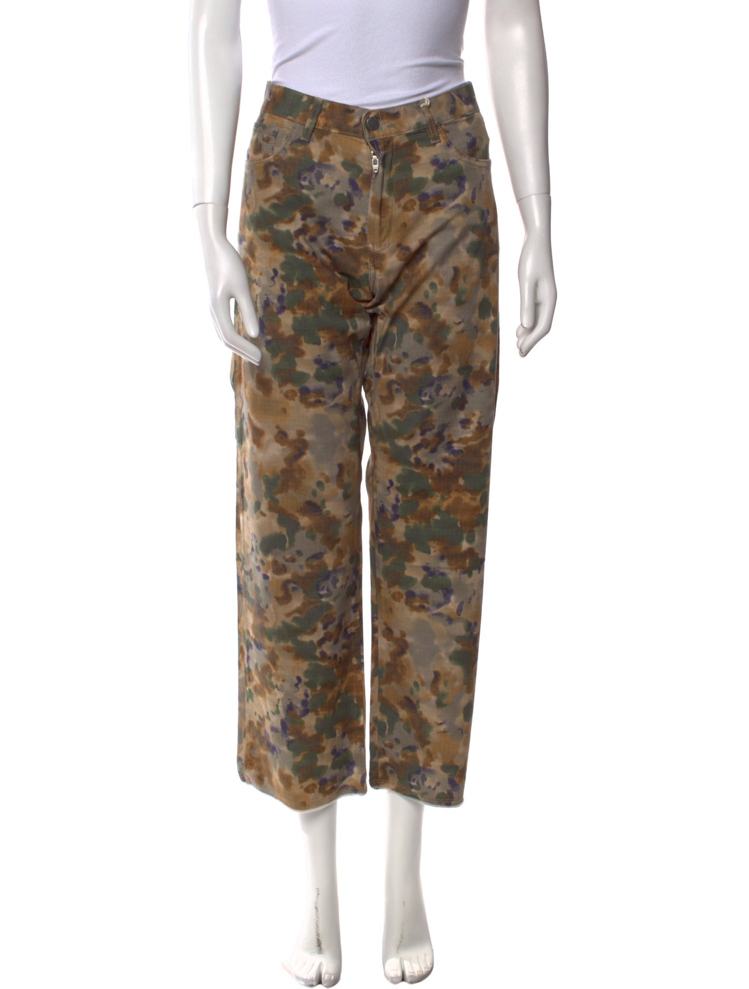 Massimo Alba Tie-Dye Print Wide Leg Pants w/ Tags