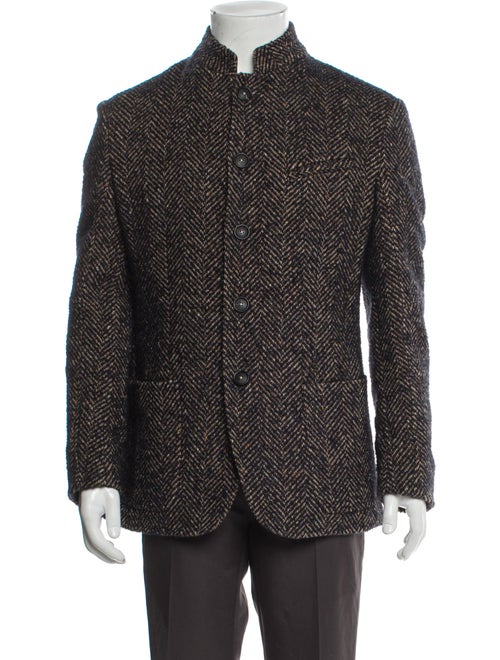 Massimo Alba Tweed Pattern Blazer
