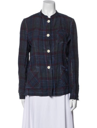Massimo Alba Plaid Print Jacket