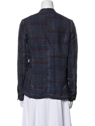 Massimo Alba Plaid Print Jacket