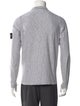 Stone Island Mock Neck Long Sleeve Polo Sweater