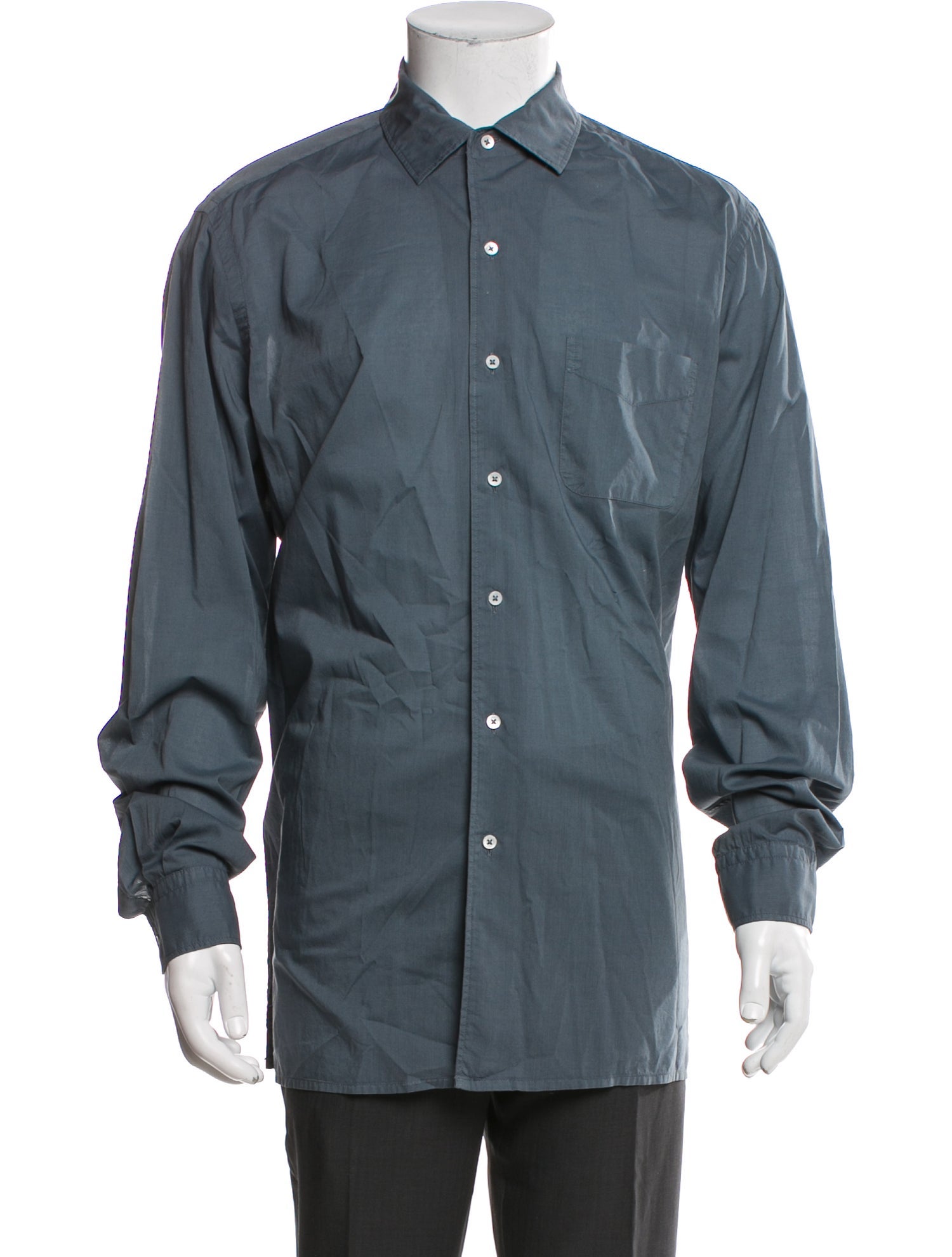 Massimo Alba Striped Long Sleeve Dress Shirt