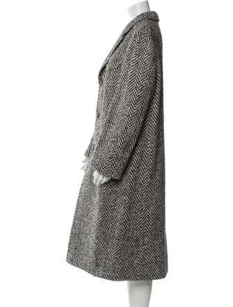 Massimo Alba Virgin Wool Tweed Pattern Coat
