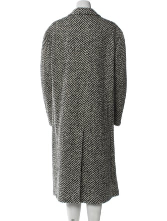 Massimo Alba Virgin Wool Tweed Pattern Coat