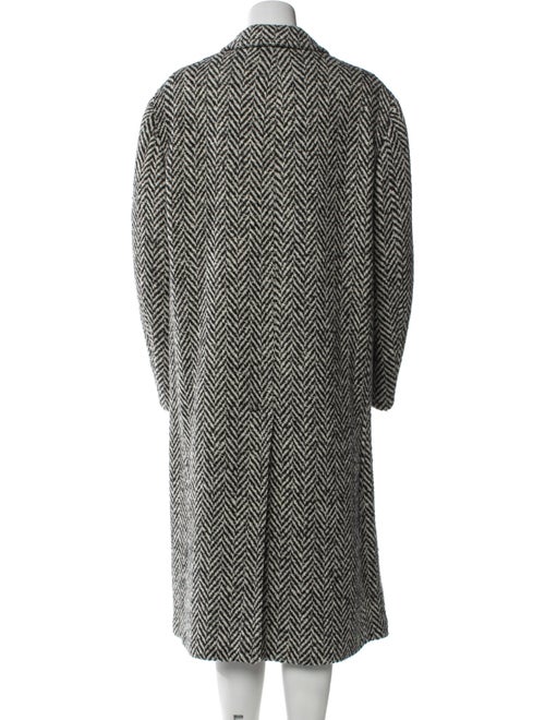 Massimo Alba Virgin Wool Tweed Pattern Coat