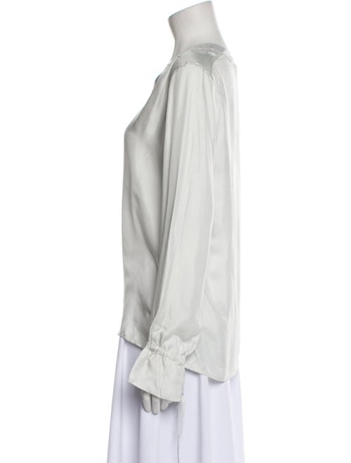 Massimo Alba Silk V-Neck Blouse