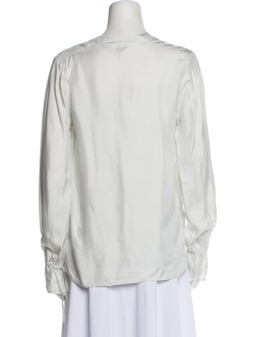 Massimo Alba Silk V-Neck Blouse