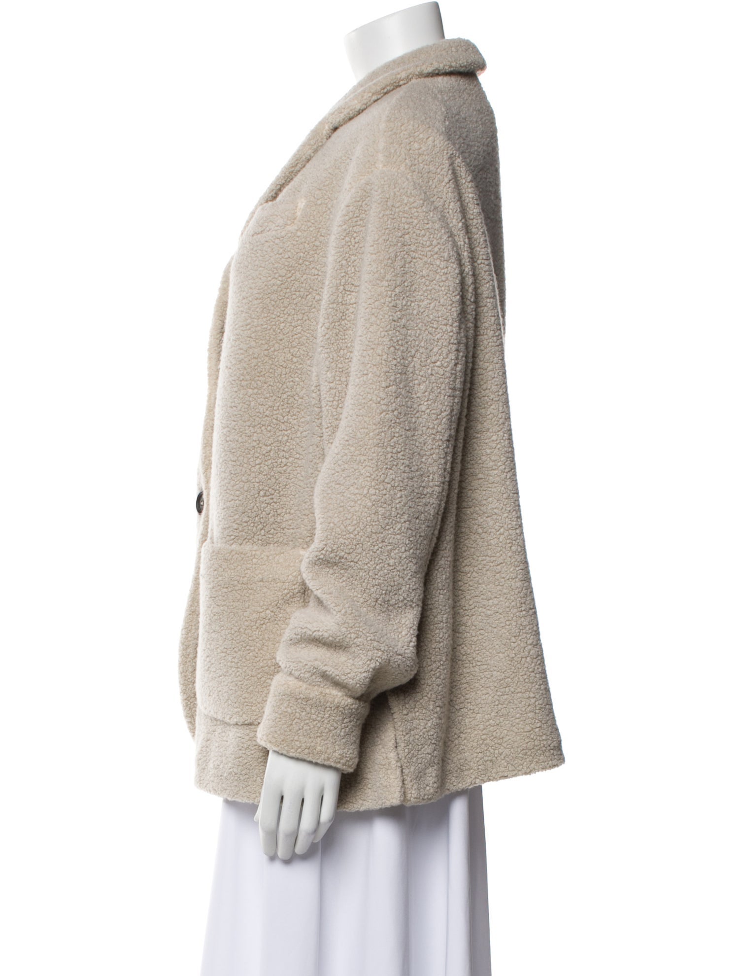 Massimo Alba Wool Faux Fur Coat