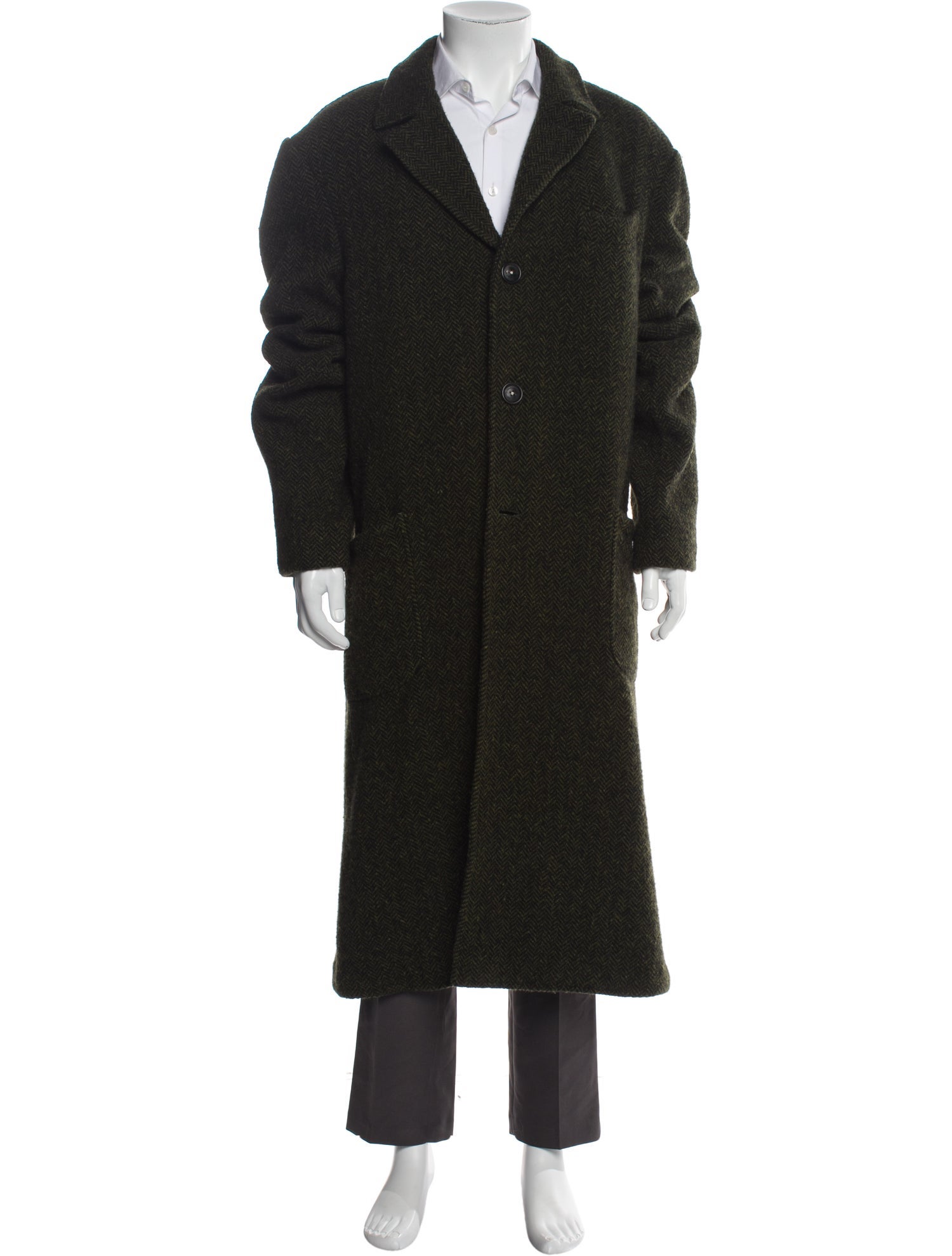 Massimo Alba Wool Overcoat
