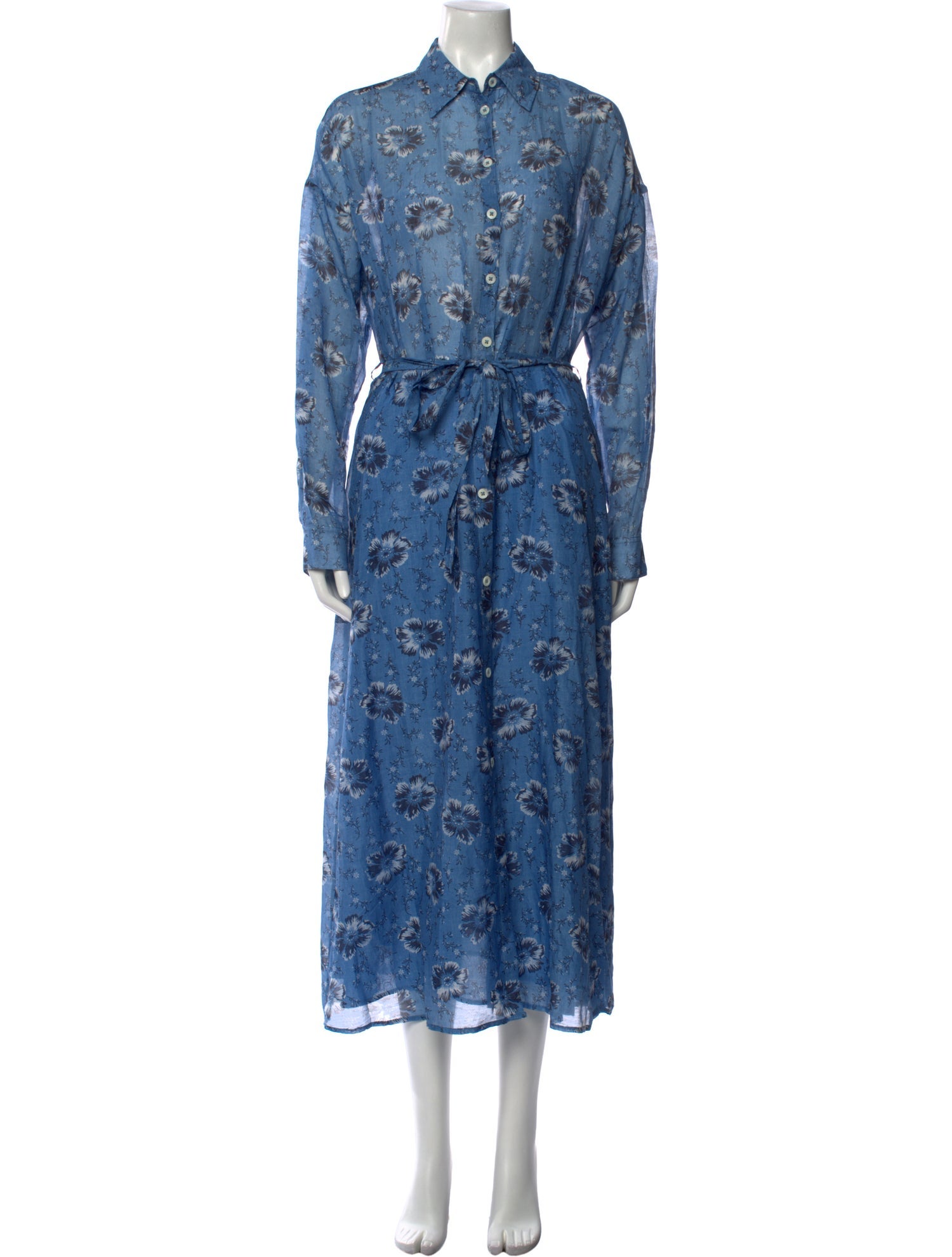 Massimo Alba Floral Print Long Dress