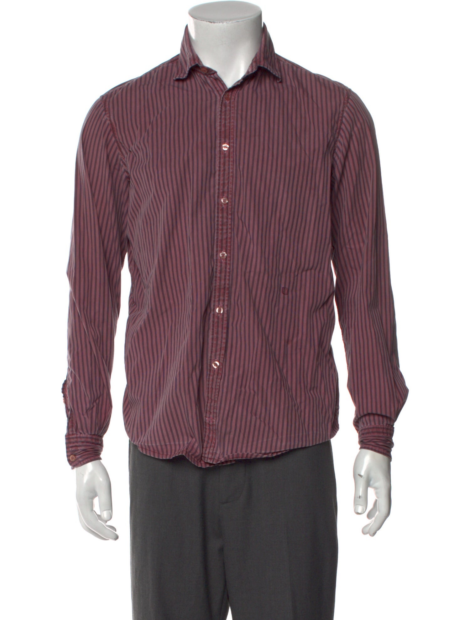 Massimo Alba Striped Long Sleeve Shirt