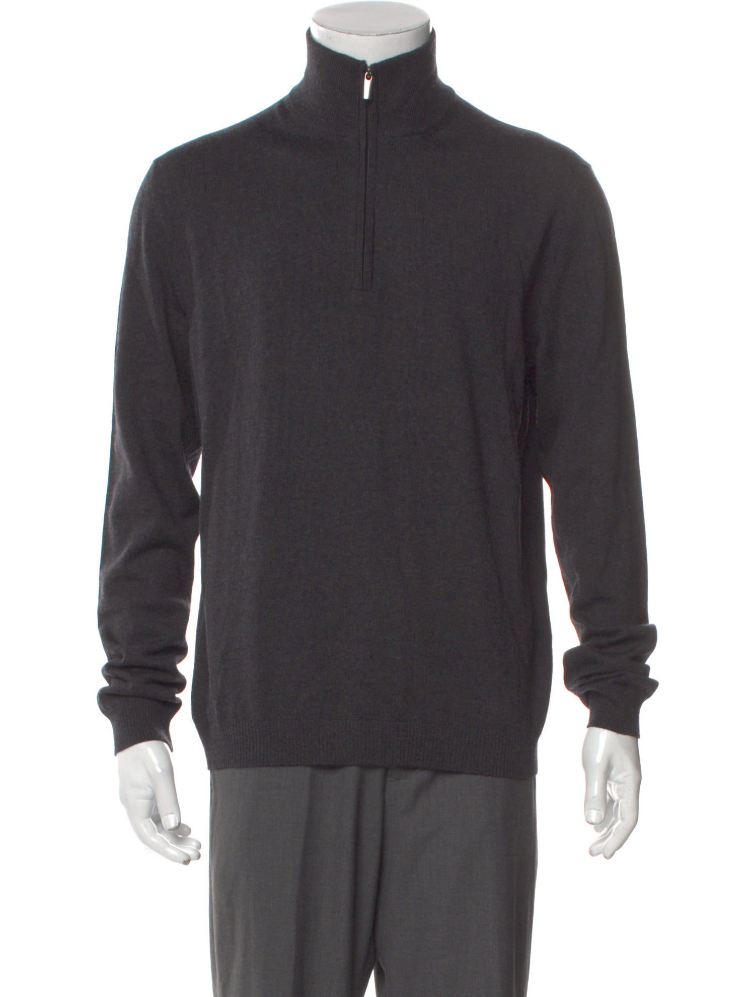Massimo Alba Wool Mock Neck Pullover