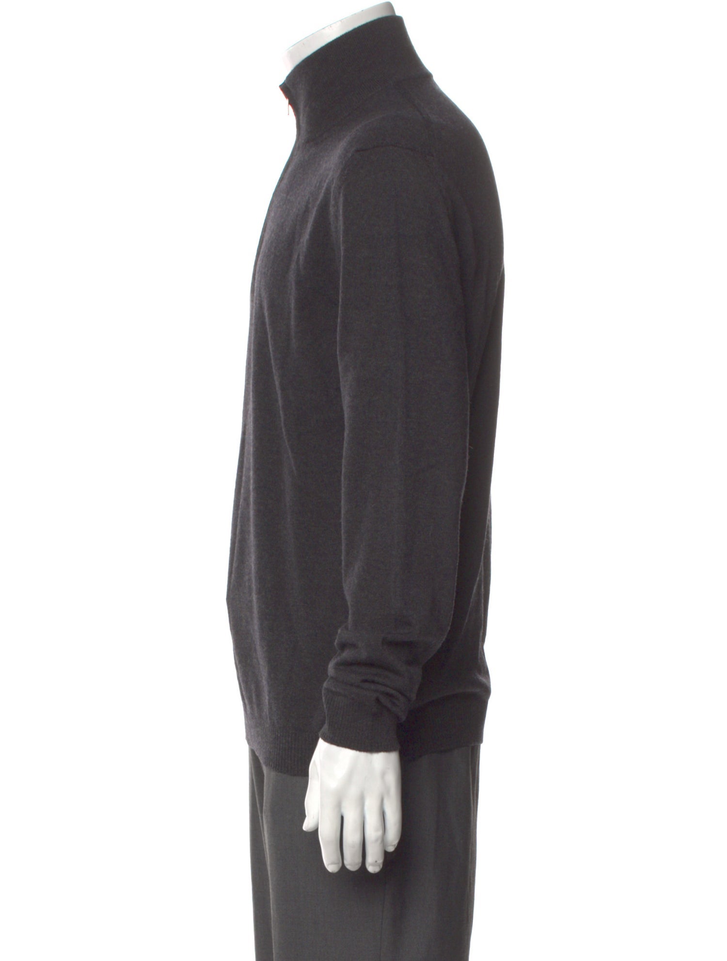 Massimo Alba Wool Mock Neck Pullover