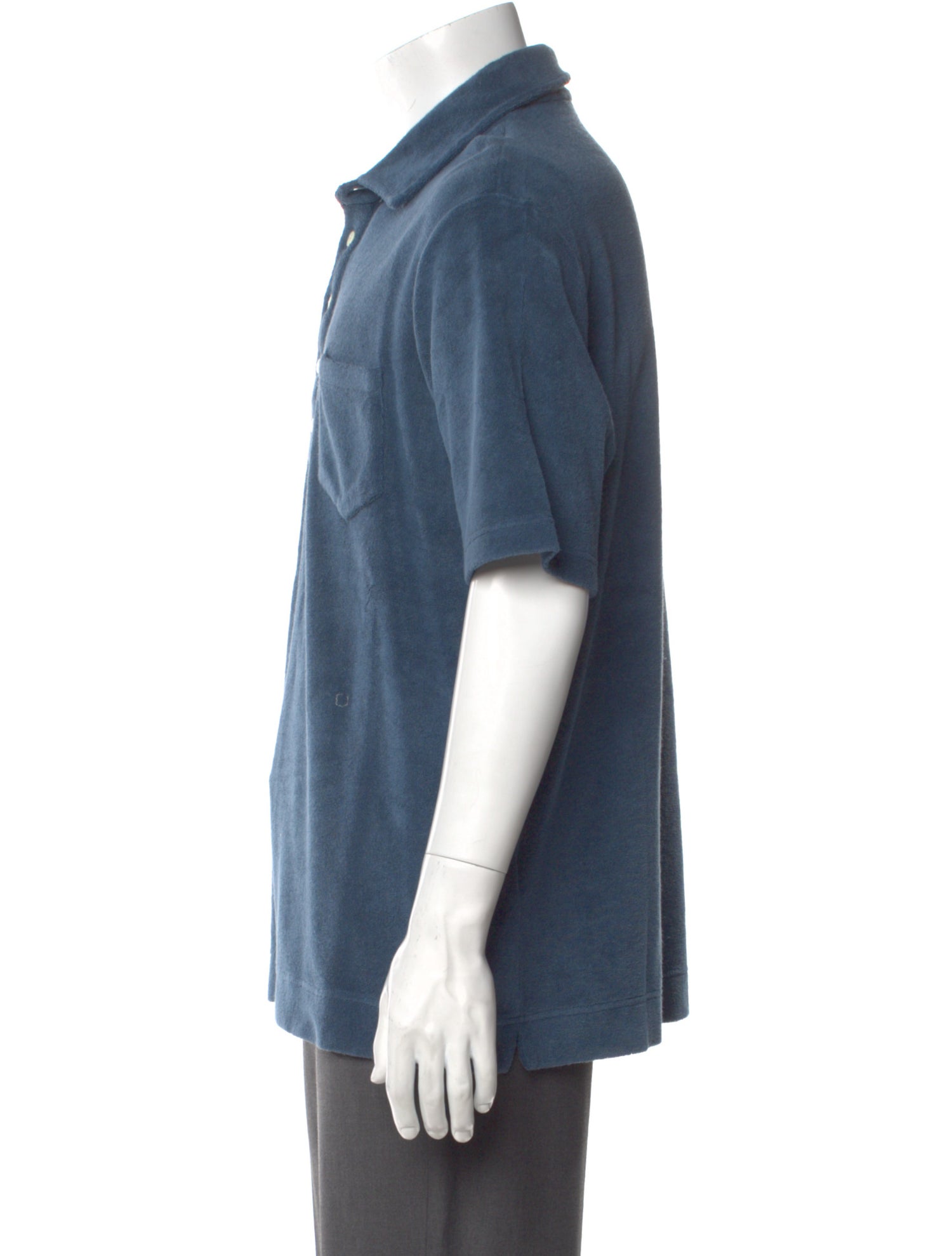Massimo Alba V-Neck Short Sleeve Polo Shirt w/ Tags