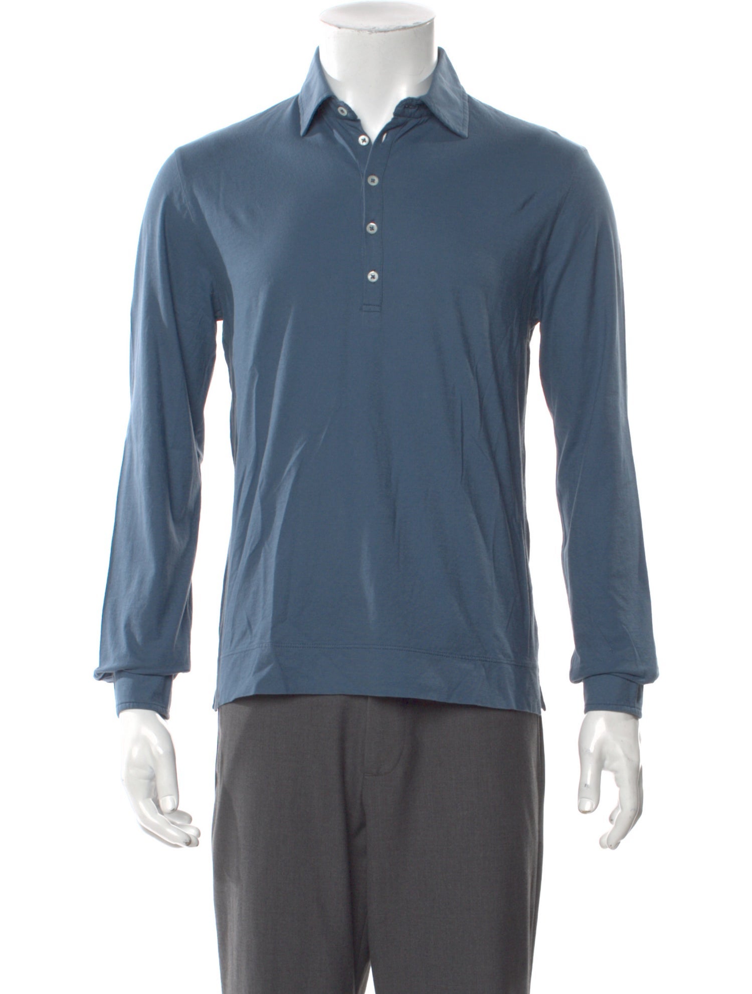 Massimo Alba Crew Neck Long Sleeve Polo Shirt w/ Tags