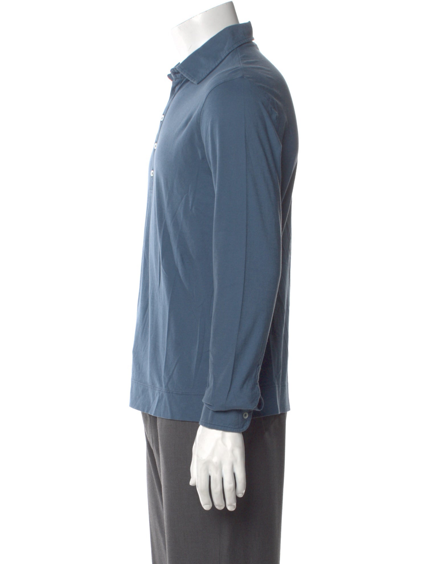 Massimo Alba Crew Neck Long Sleeve Polo Shirt w/ Tags