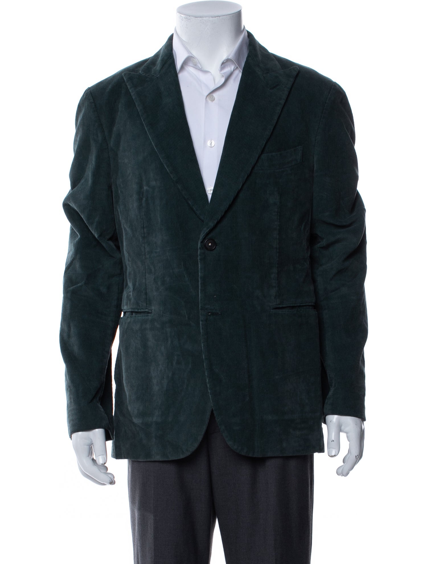 定価50万円以上 Paul Harnden Shoemakers メンズブレザー Paul Harnden Shoemakers Blazer - Green Suiting, Clothing