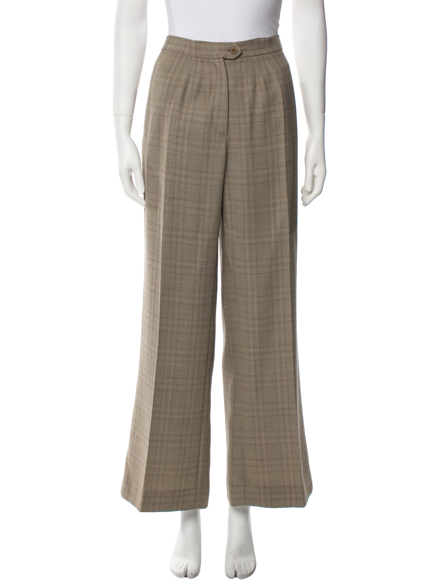 Marisa Minicucci Virgin Wool Wide Leg Pants