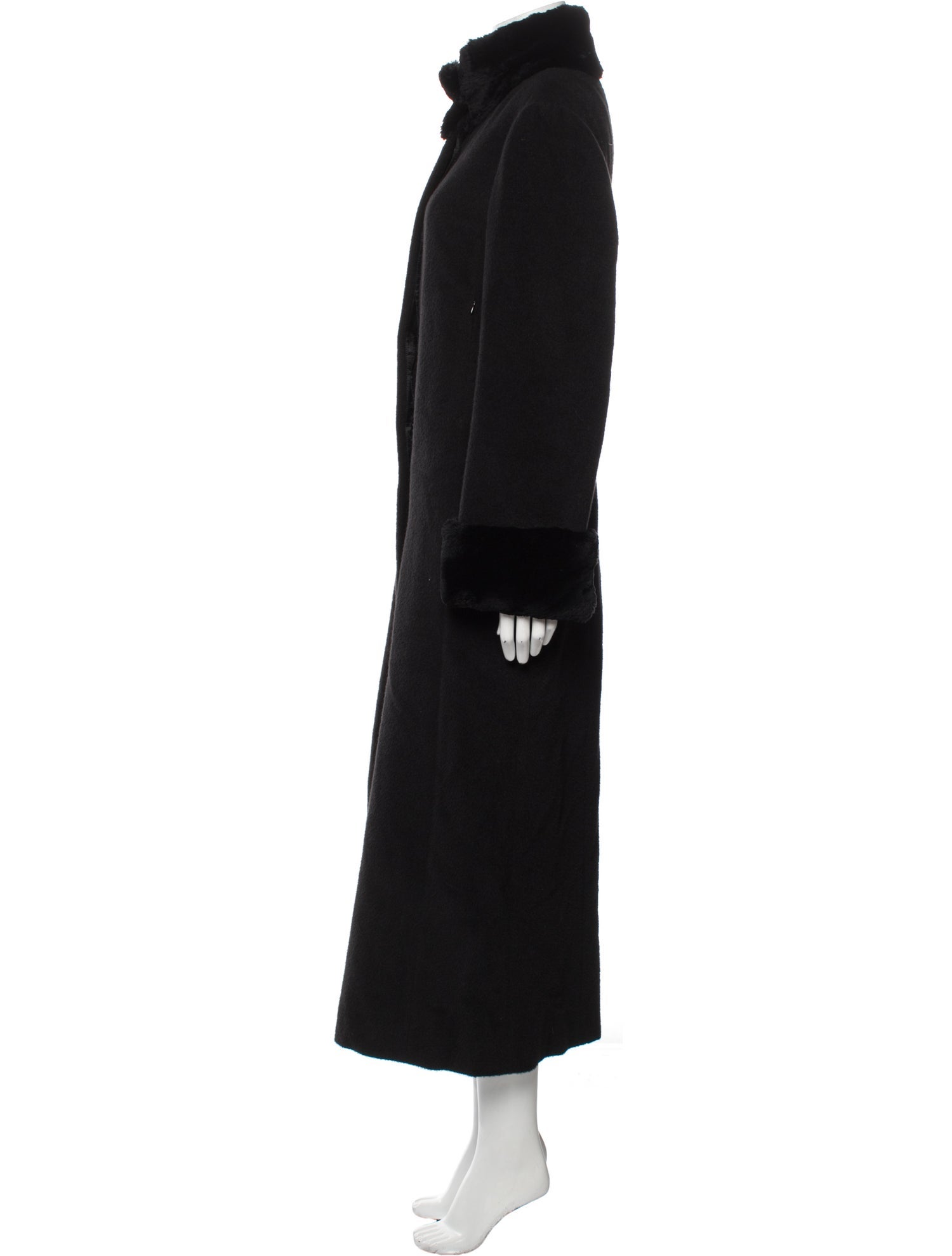 Marisa Minicucci Baby Alpaca Faux Fur Coat