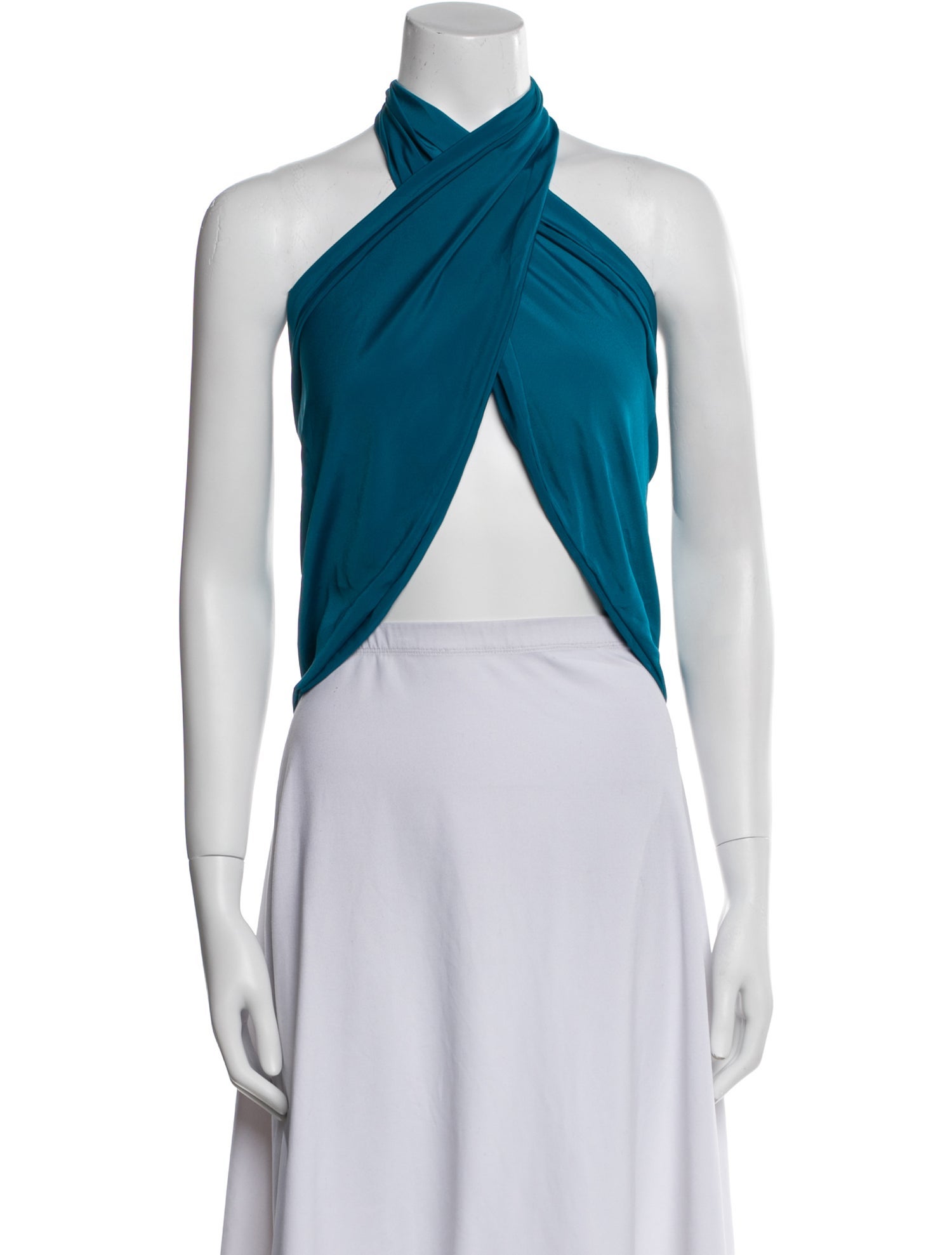 ISLA Silk Halterneck Crop Top w/ Tags