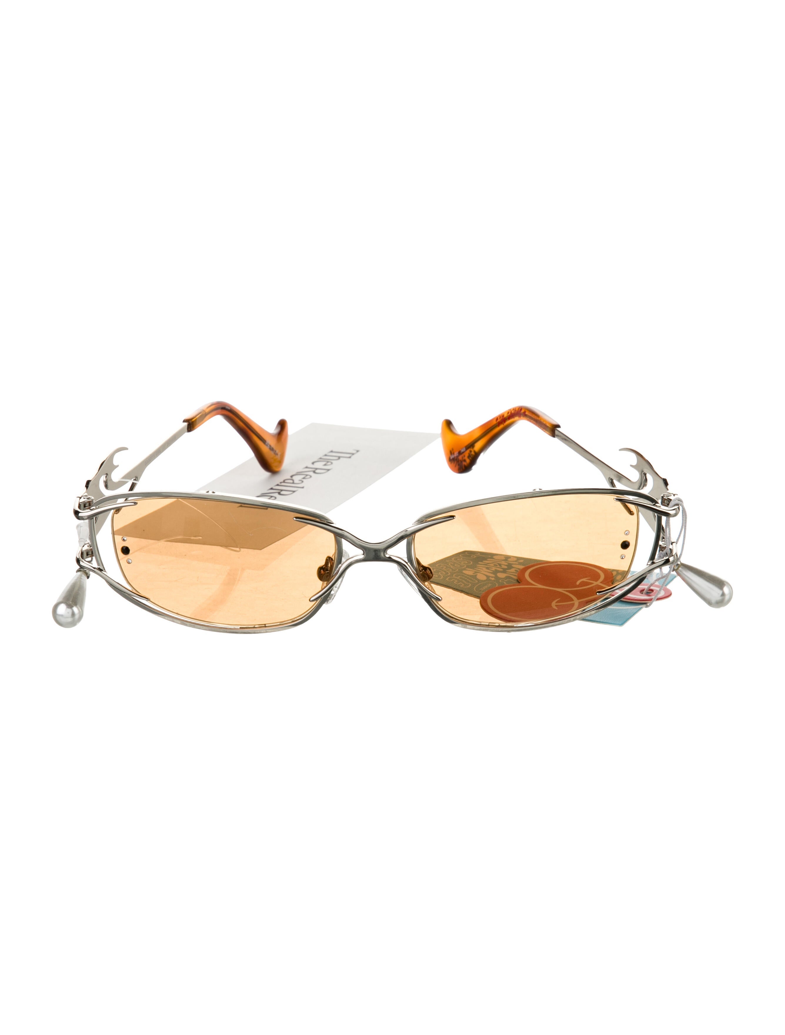 Ian Charms x Le Specs Narrow Tinted Sunglasses w/ Tags