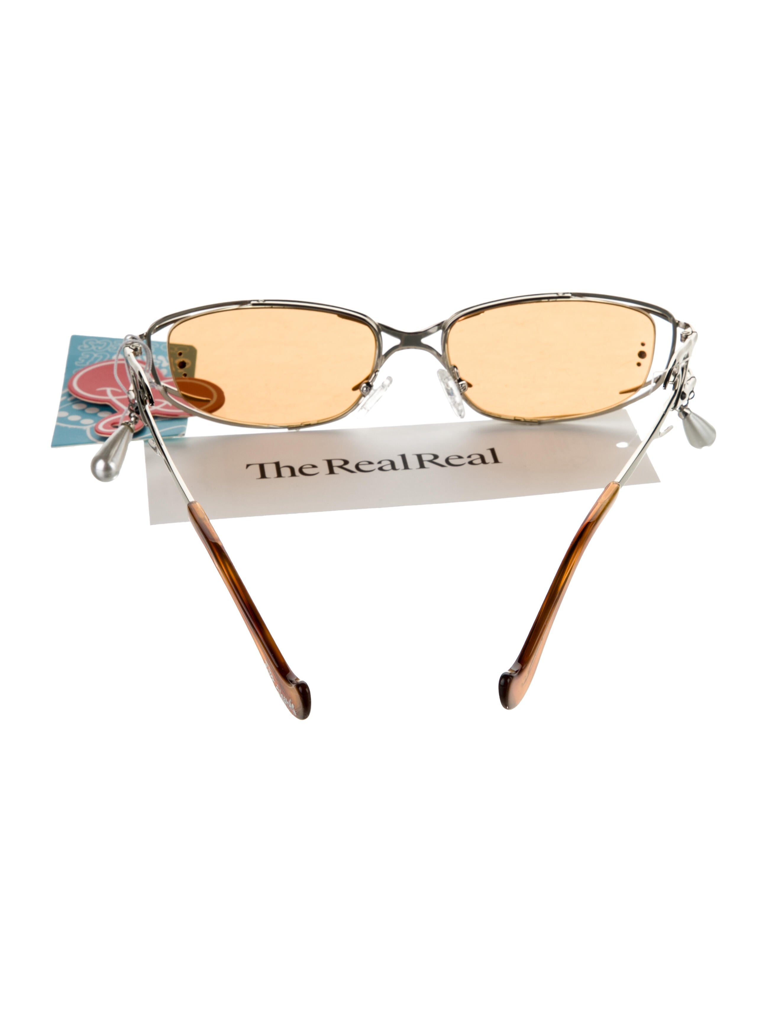 Ian Charms x Le Specs Narrow Tinted Sunglasses w/ Tags