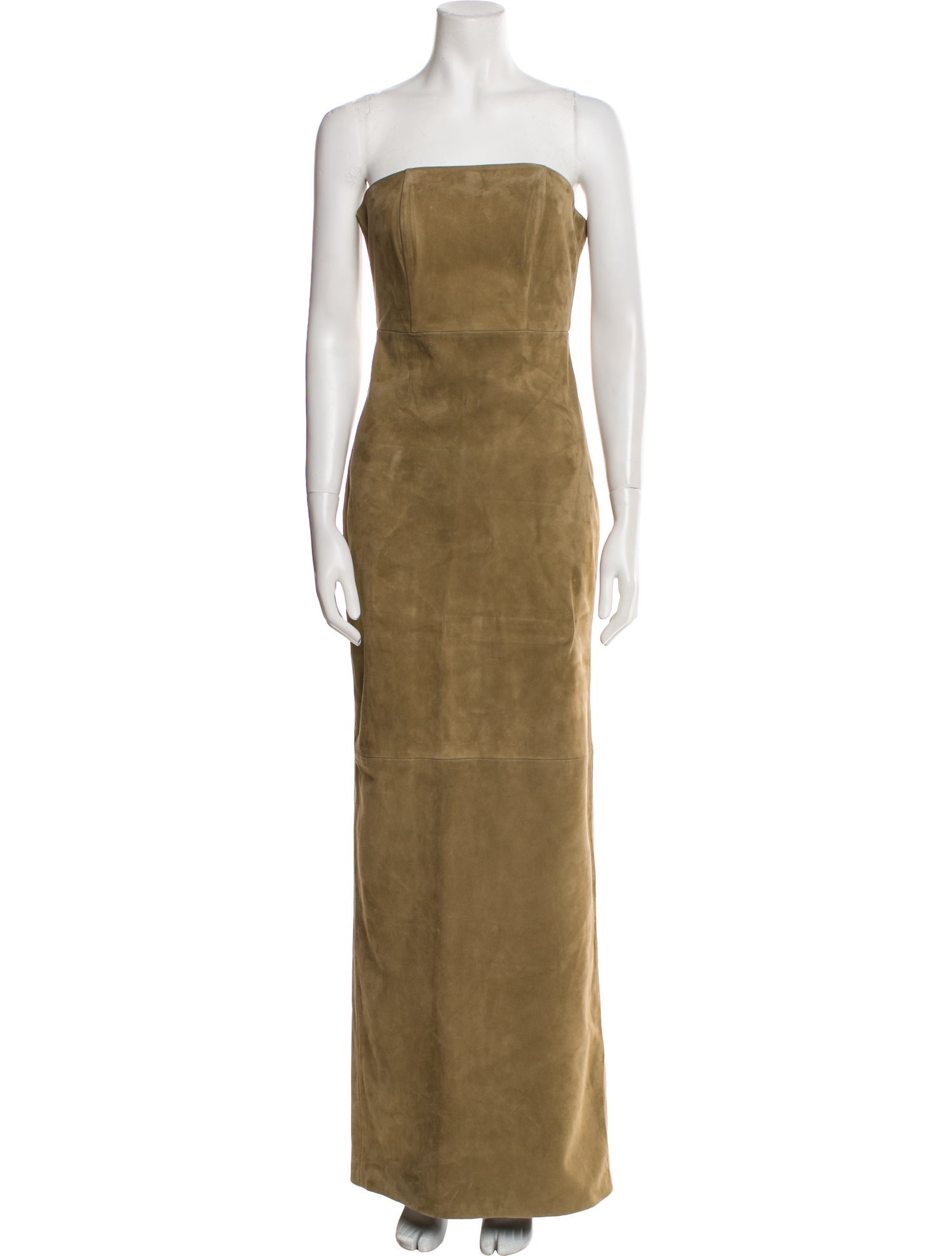 Izayla Leather Long Dress w/ Tags