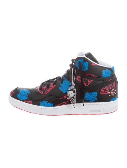 Icecream Graphic Print Sneakers Black